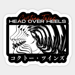 Cocteau Twins - Head over Heels // Original Artwork Retro Style Fan Art Sticker